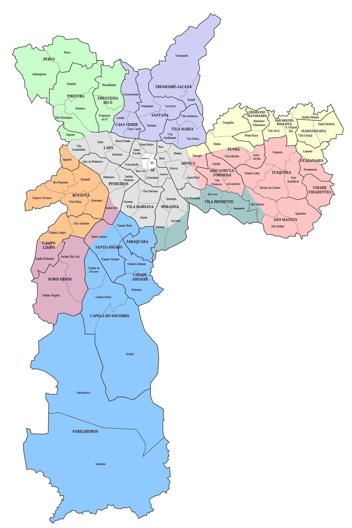 상파울로 구 맵