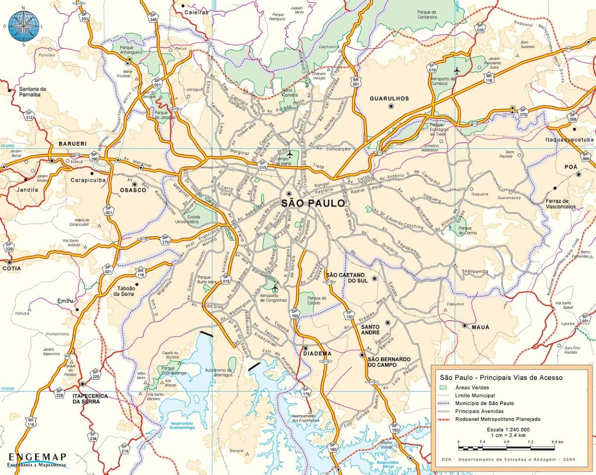 지도 São Paulo