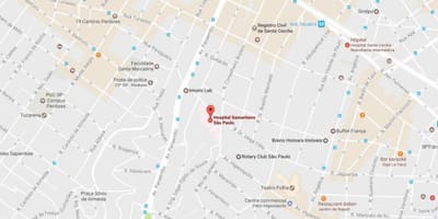 상파울로 병원 맵