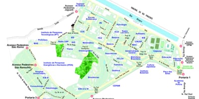 상파울루 학교 지도