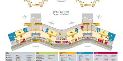 브라질 상파울루 공항 지도